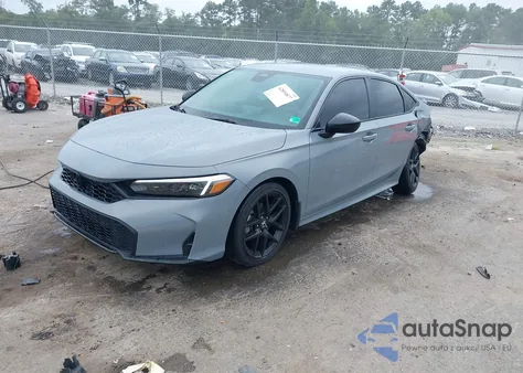 2025 Honda Civic Sport z USA, uszkodzony, nr VIN 2HGFE2F54SH510555